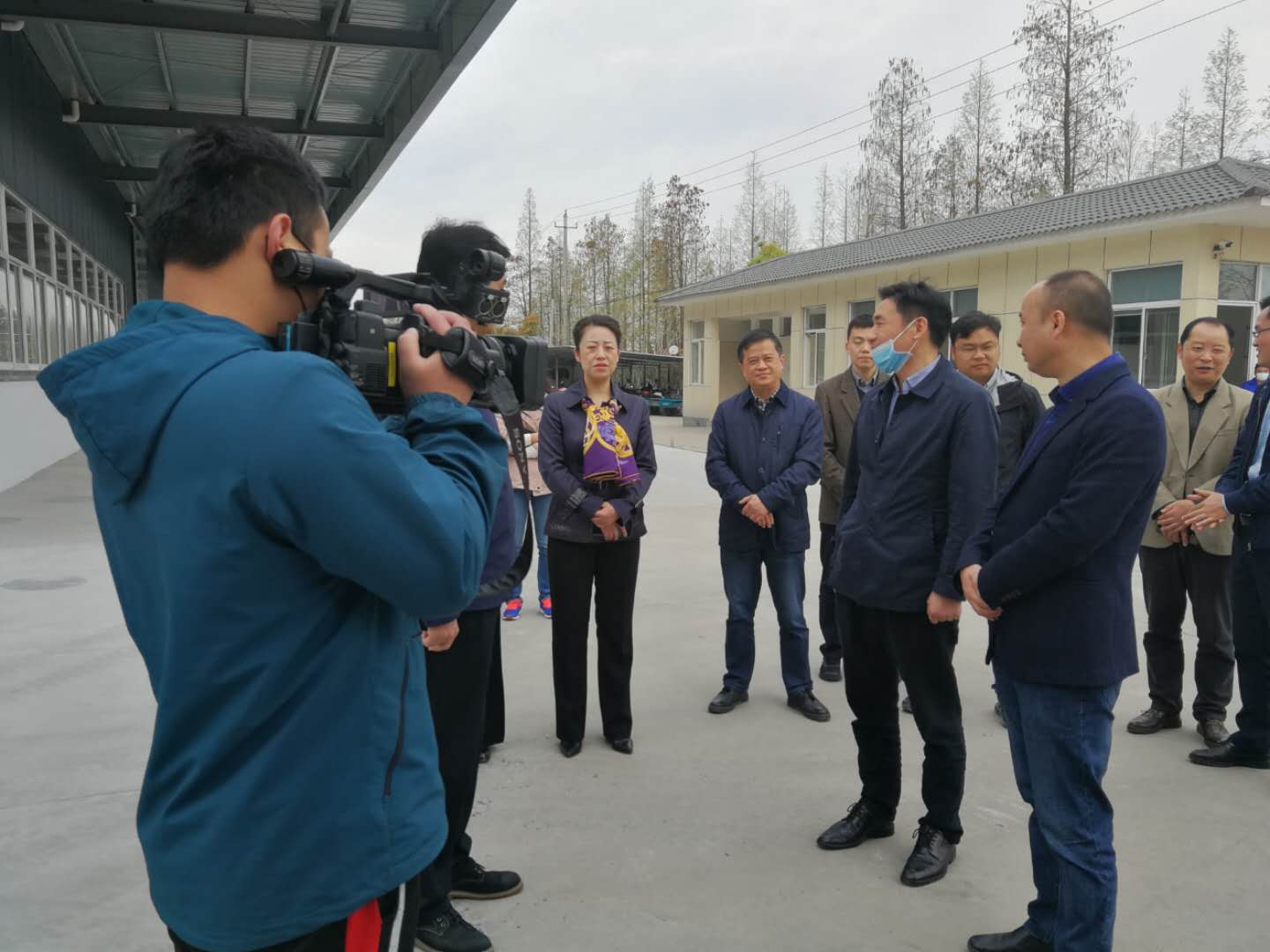 Leaders of CPPCC of Deqing county went to our company for investigation