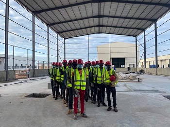 The detergent production line project of Nice in Angola has begun construction