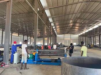 The detergent production line project of Nice in Angola has begun construction