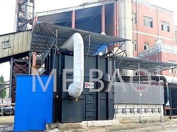 Waste gas incineration heating systems for rock wool production lines were put into operation