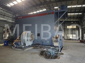 High-clean biomass hot air furnace for washing powder production put into operation